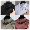 Men short sleeve summer luxury brand embroidered polo Tshirt (Pack of 4)